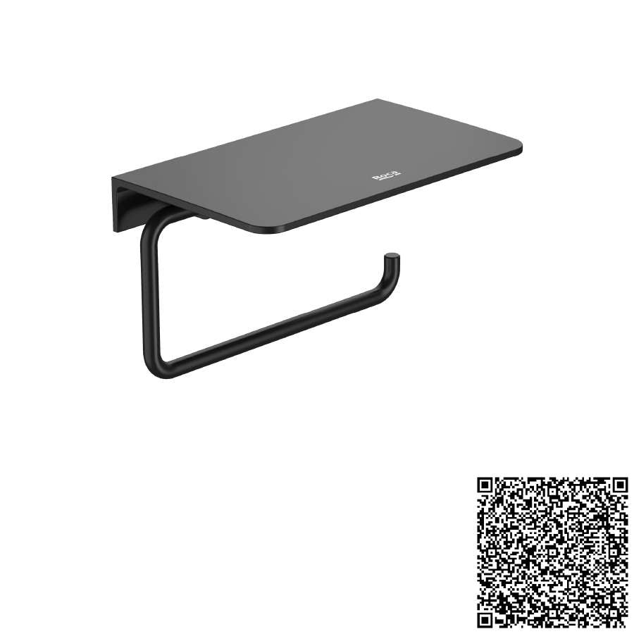 Hotels A817581C40 Toilet roll holder with shelf 150 x 90 x 87mm