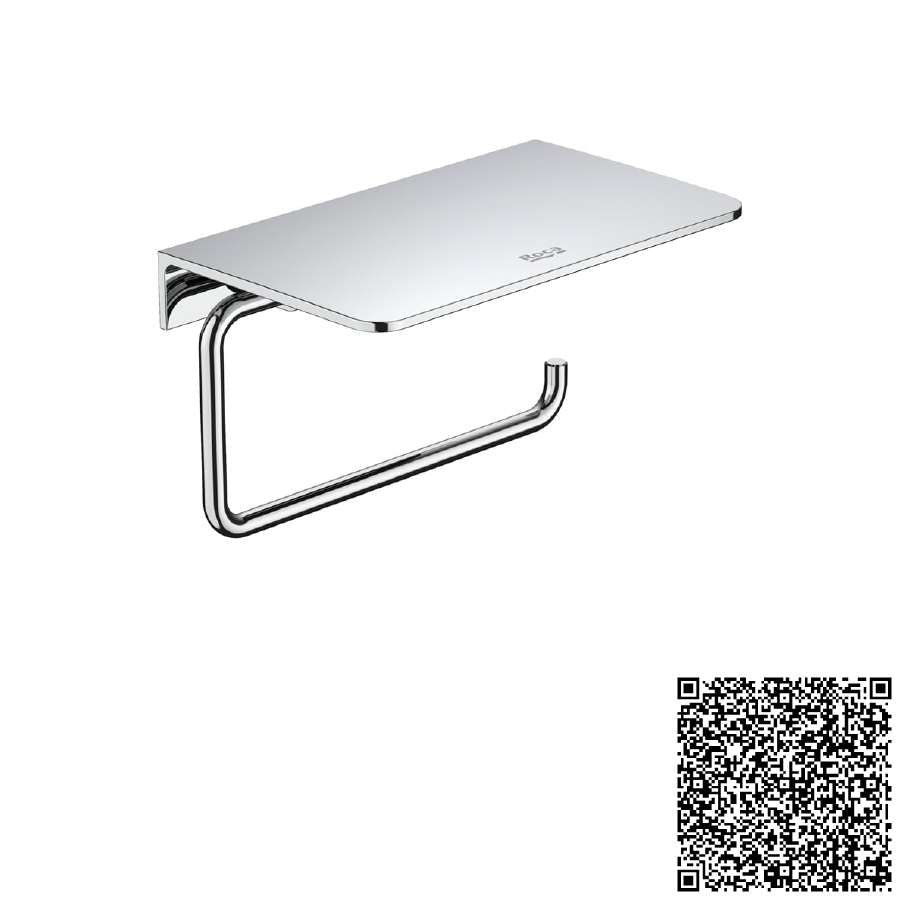 Hotels A817581C00 Toilet roll holder with shelf 150 x 90 x 87mm