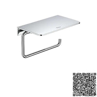 Hotels Toilet roll holder with shelf 150 x 90 x 87mm