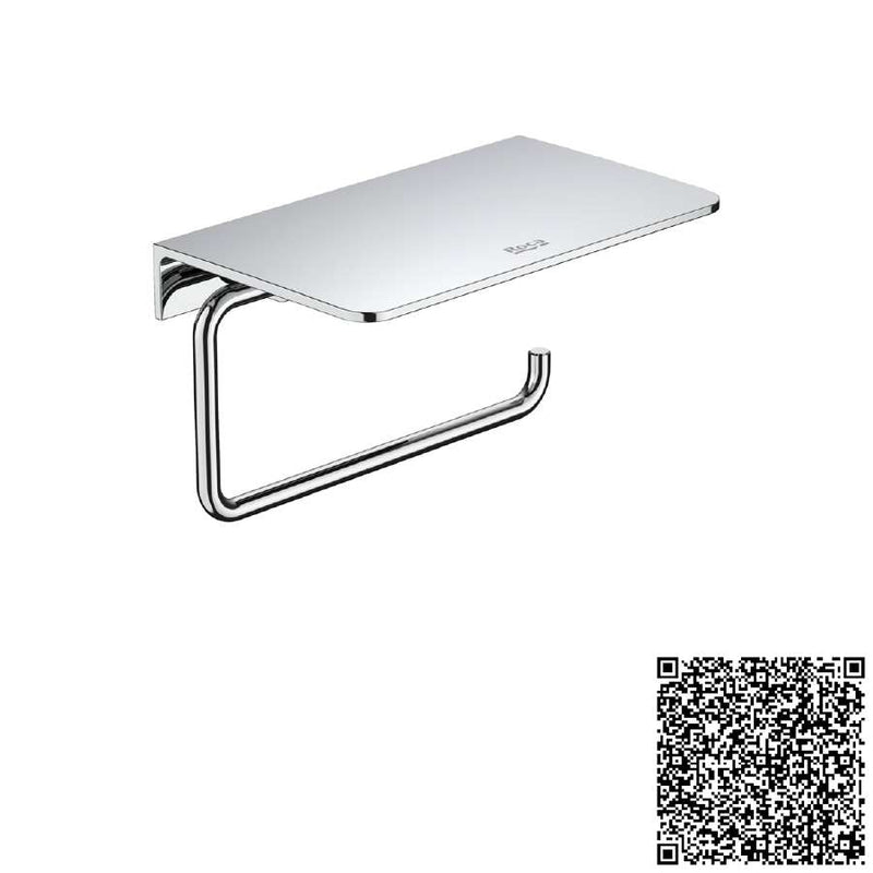 Hotels Toilet roll holder with shelf 150 x 90 x 87mm