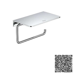 Hotels Toilet roll holder with shelf 150 x 90 x 87mm