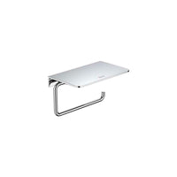 Hotels Toilet roll holder with shelf 150 x 90 x 87mm