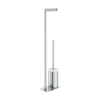 Hotels Toilet brush and toilet roll holder 200 x 96 x 725 mm