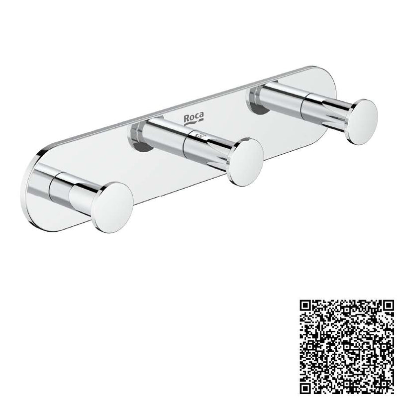 Hotels Triple robe hook 225 x 43 x 45mm