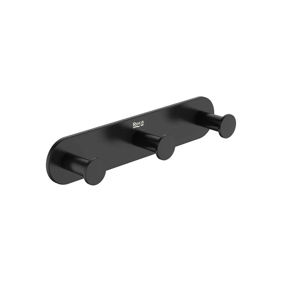 Hotels A817572C40 Triple robe hook 225 x 43 x 45mm