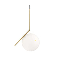 Flos IC S3 10 Anniversary F3151059 Suspension Lamp, Frame Brass
