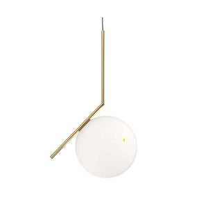 Flos IC S3 10 Anniversary F3151059 Suspension Lamp, Frame Brass