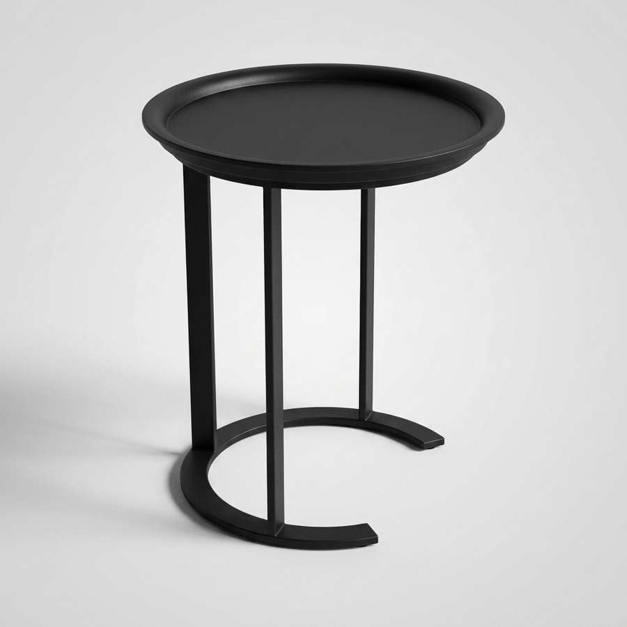 Elios TME4 + TME4_V Round Small Table With Tray