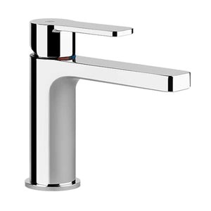 Gessi Emporio 47106.031 basin mixer in chrome, with flexible hoses with 3/8" connections, without waste