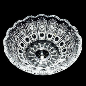 Slavia Crystal SC-WBMQ-031670 Mimi slavia crystal wash basin in elizabetf queen clear with Spacer and Drainage