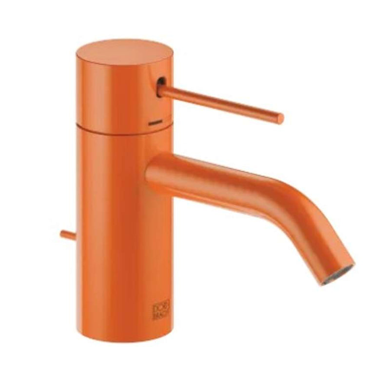 Dornbracht META SLIM 33501662-30 Single-lever basin mixer with pop-up waste in Orange