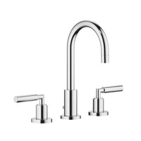 Dornbracht Tara. 20710882-00 Deck-mounted Twin Handle Basin Mixer w/Pop-up Waste in Polished Chrome