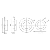 Slavia Crystal SC-D45M-0174590S-70 spacer for Dilos