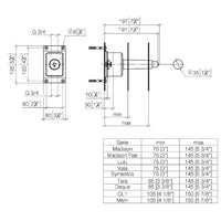 Dornbracht 3560897090 Wall-mounted Valve Concealed Part 3/4"