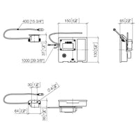 Dornbracht 4276597090 eSET Touchfree Sensor Basin Mixer Control Unit w/Temperature Setting