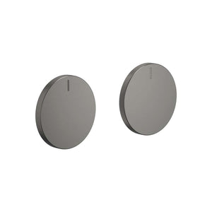 Dornbracht CYO 11283811-99 Handle Insert Set Hot & Cold in Dark Platinum Matt