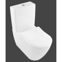 Villeroy & Boch Subway 2.0 5617.R0.01 (5617.R1.01 with side hole) Rimless toilet bowl 370 x 700 mm in white (01) with horizontal outlet