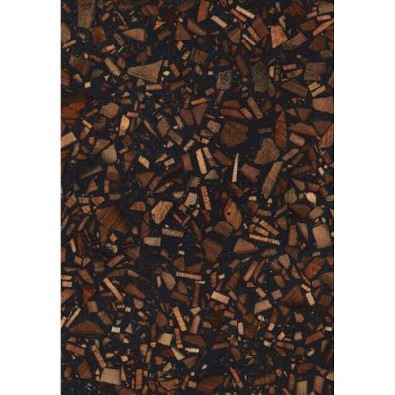 The London Collection Charcoal Mono Charcoal Mono Matte Recycled Timber Terrazzo Sheet 2440 x 1220 x 24 mm