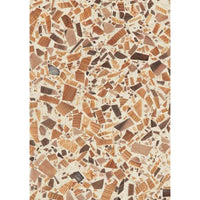 The London Collection Ivory Cedar & Walnut Ivory Cedar & Walnut Matte Recycled Timber Terrazzo Sheet 2440 x 1220 x 24 mm