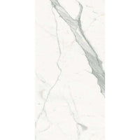 Marble Lab AS192X864 Calacatta Statuario Calacatta Statuario Honed Rectified Full Body Porcelain Tile 1200 x 600 x 8 mm