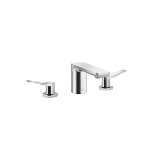 Dornbracht Lissé 20713845-00 Deck-mounted Twin Handle Basin Mixer w/Pop-up Waste in Polished Chrome