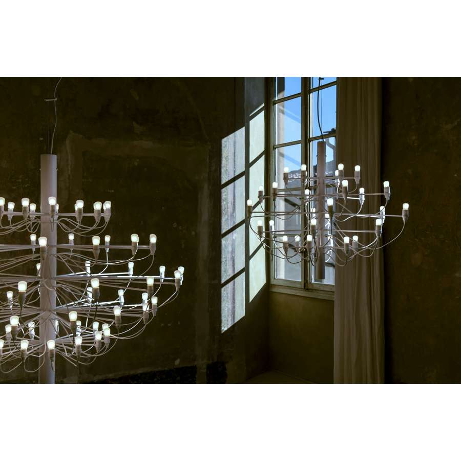 2097/30 Frosted bulb Suspension Lamp