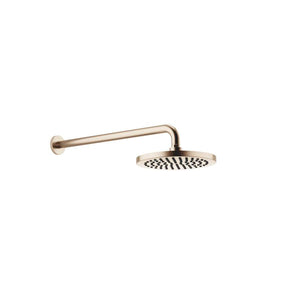 Dornbracht TARA 28649970-46 Rain shower with wall fixing 220 mm in 46 Brushed Champagne