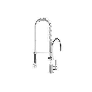 Dornbracht Tara Classic 33880888-00 Profi Deck-mounted Single-lever Sink Mixer w/Spray in Polished Chrome