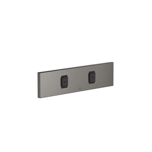 Dornbracht 36512979-99 WATER FAN Wall-mounted Body Jet Trim Part Horizontal in Dark Platinum Matt