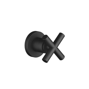 Dornbracht Tara. 36607892-33 Wall-mounted Valve Trim Part Clockwise Closing 1/2" in Matt Black