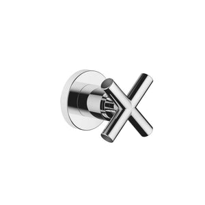 Dornbracht Tara. 36608892-00 Wall-mounted Valve Trim Part Clockwise Closing 3/4" in Polished Chrome