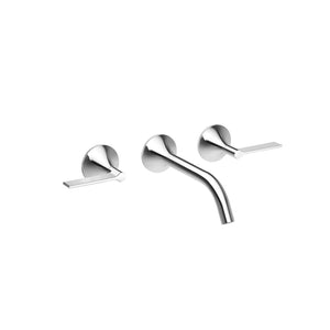 Dornbracht VAIA 36712819-00 Wall-mounted Twin Handle Basin Mixer Trim Part in Polished Chrome