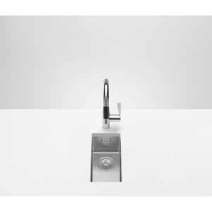Dornbracht 38180003-85 Under-mounted S/S Sink Single-bowl 180 x 400 x 140 in Polished High-Grade Steel