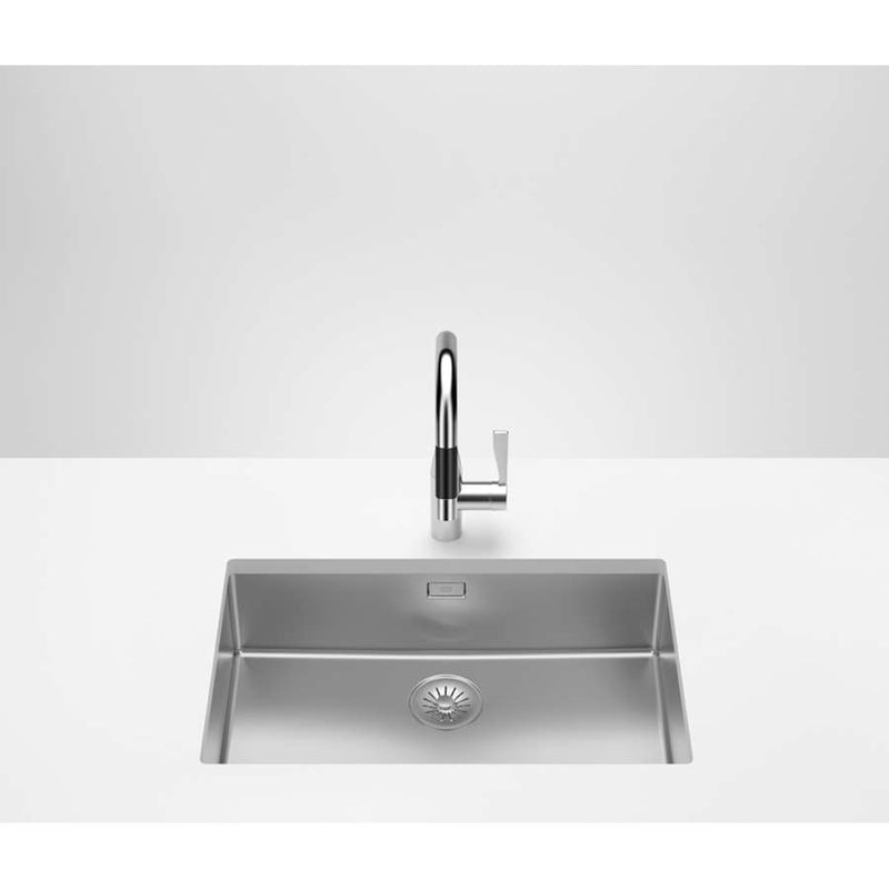 Dornbracht 38650003-85 Under-mounted S/S Sink Single-bowl 650 x 400 x 175 in Polished High-Grade Steel