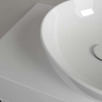 Artis Surface-mounted Washbasin, 430 x 430 x 130 mm, without overflow. With Push-to-open valve, 100 x 135 x 69.5 mm
