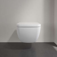 Venticello Washdown Toilet Bowl, rimless, wall-mounted, with DirectFlush, White Alpin. Seat & Cover to be ordered separately.
