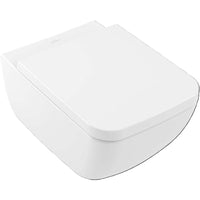 Venticello Washdown Toilet Bowl, rimless, wall-mounted, with DirectFlush, White Alpin. Seat & Cover to be ordered separately.