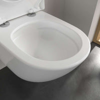 Subway 3.0 Washdown toilet, rimless, wall-mounted, with TwistFlush, White Alpin. With Seat & Cover