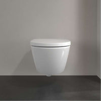 Subway 3.0 Washdown toilet, rimless, wall-mounted, with TwistFlush, White Alpin. With Seat & Cover