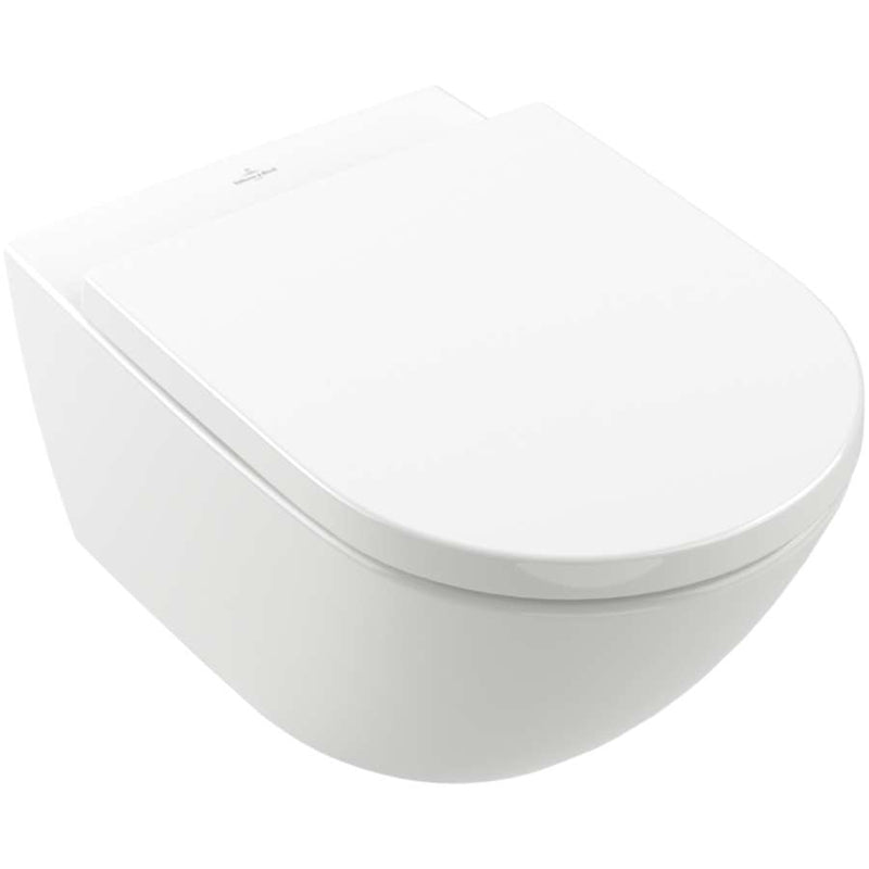 Subway 3.0 Washdown toilet, rimless, wall-mounted, with TwistFlush, White Alpin. With Seat & Cover