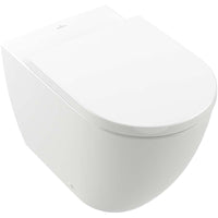 Subway 3.0 Floor-standing Toilet Bowl, back to wall, TwistFlush, Oval, horizontal outlet, not suitable for installation with flush valves, Size 370 x 595mm, Depth 595mm