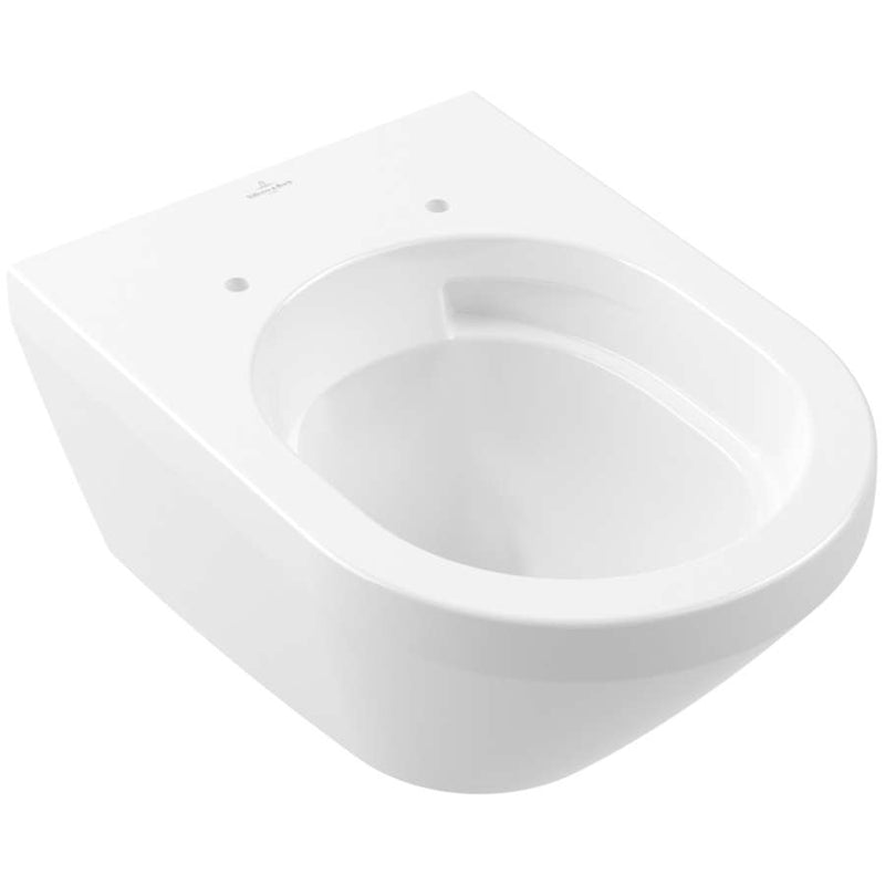 Architectura Washdown toilet bowl, rimless, wall-mounted, with TwistFlush, White Alpin