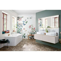 Collaro Surface-mounted washbasin, 560 x 360 x 145 mm, without overflow. With Push-to-open valve, 100 x 135 x 69.5mm