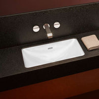 Loop & Friends Undercounter washbasin, 540 x 340 x 190 mm, with overflow, outside surface glazed, White Alpin
