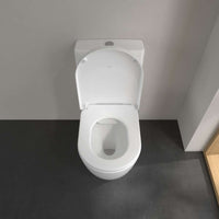 Avento Washdown toilet bowl for close-coupled WC-suite, rimless, floor-standing, with DirectFlush, White Alpin