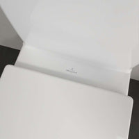Avento Washdown toilet bowl for close-coupled WC-suite, rimless, floor-standing, with DirectFlush, White Alpin