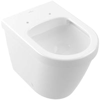 Architectura Floor-standing Toilet Bowl, back to wall, DirectFlush, Oval, horizontal outlet, Size 370 x 540mm