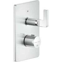 Inciso 58134.031 Thermostatic mixer with two-way diverter (09269.031 Concealed part to be ordered separately)