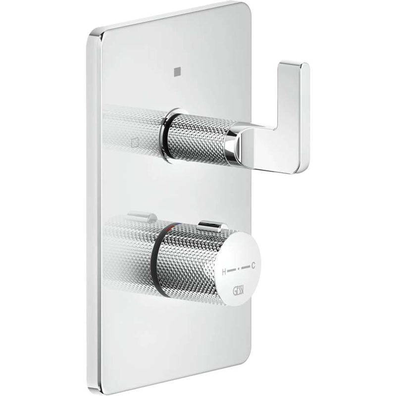Inciso 58134.031 Thermostatic mixer with two-way diverter (09269.031 Concealed part to be ordered separately)