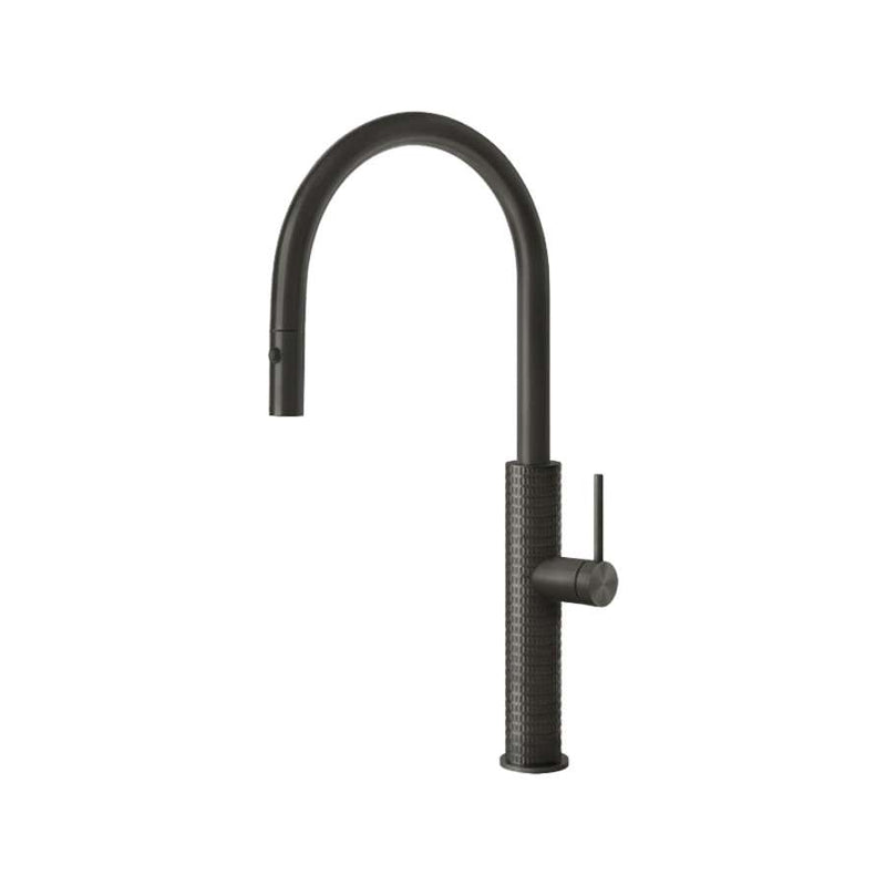 Gessi316 60024.707 Single-lever Sink Mixer with Pull-out Dual-Jet Hand Shower